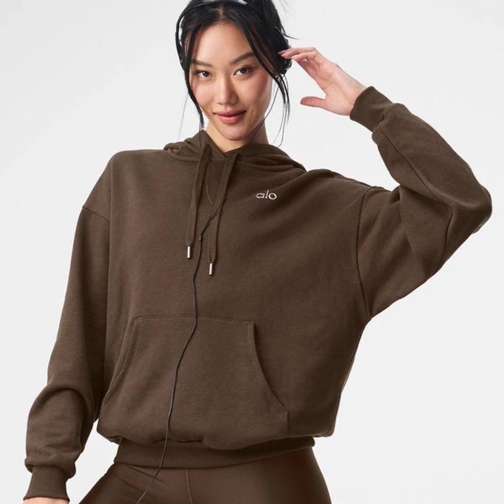 Alo Yoga Accolade Hoodie Expresso XS
